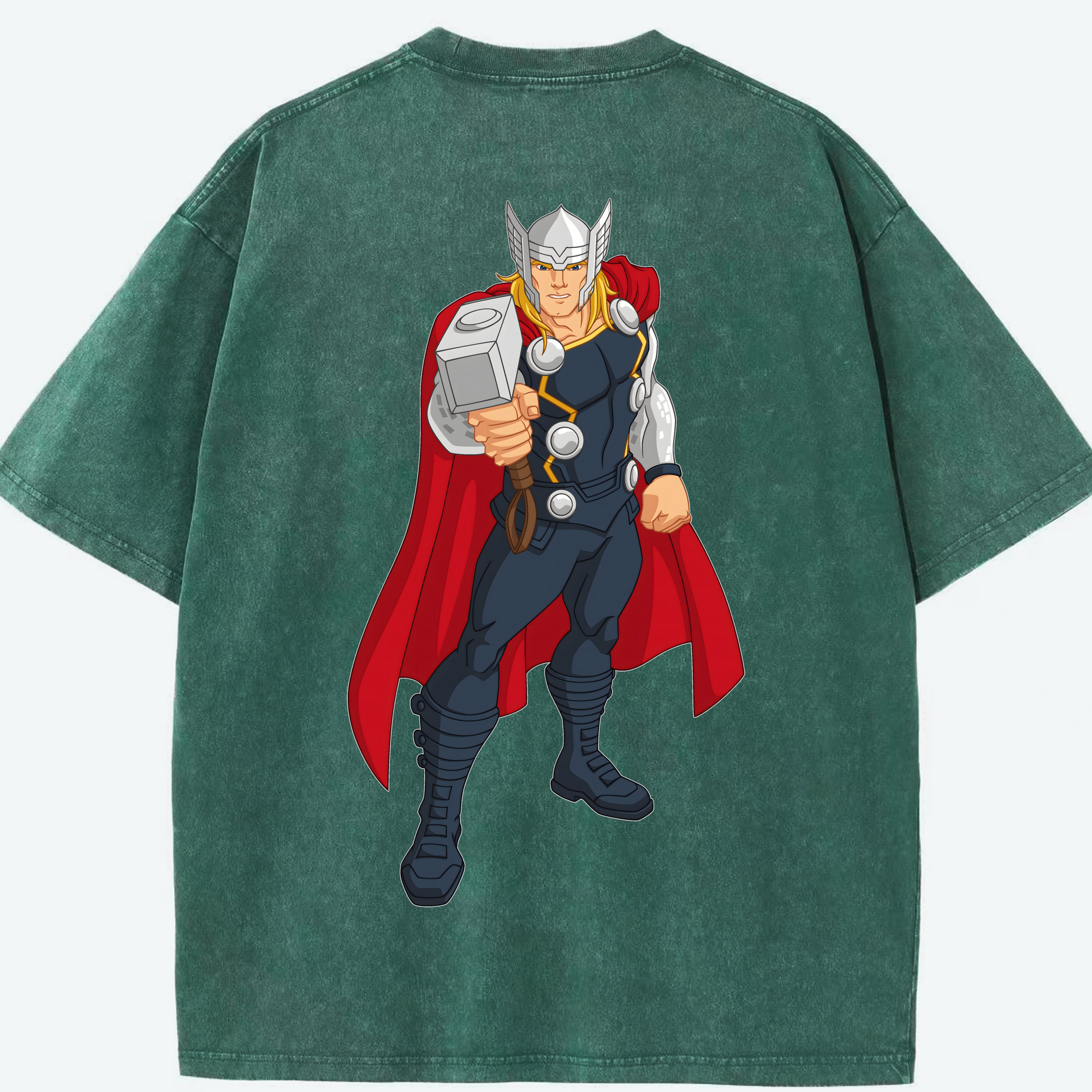 （画像用） アベンジャーズ The Avengers 綿100% ヴィンテージ風 半袖Tシャツ（背面プリント）